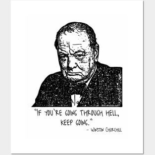 Winston Churchill Quote Posters and Art